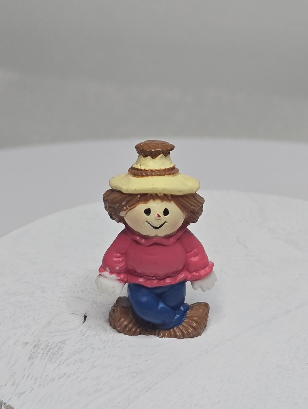 Vintage Russ Berrie Miniature Mini Fall Scarecrow Figure [ Read Details ]